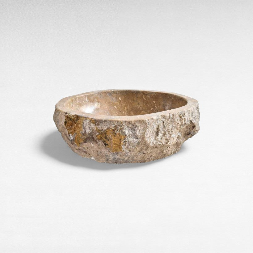 BATHROOM SINK STONE BEIGE W45 |D40 |H15 CM