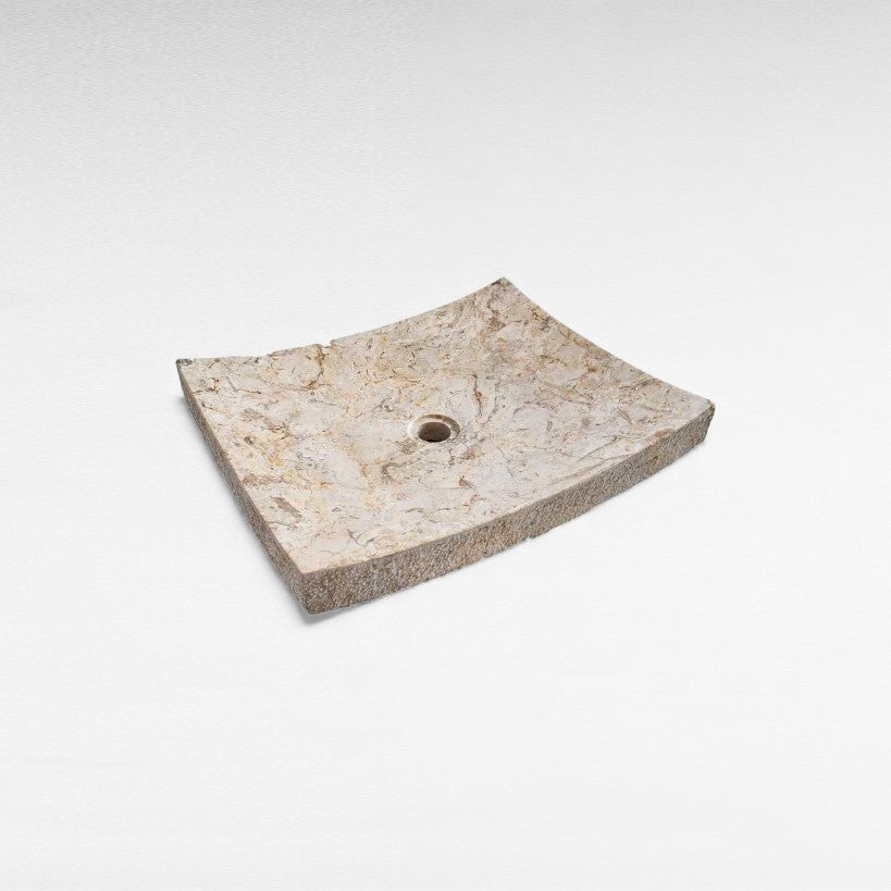 BATHROOM SINK MARBLE BEIGE W50 |D40 |H10 CM