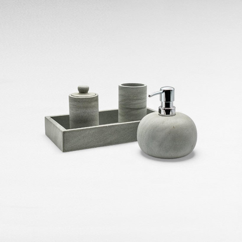 GREY TRAY 27x14x5cm