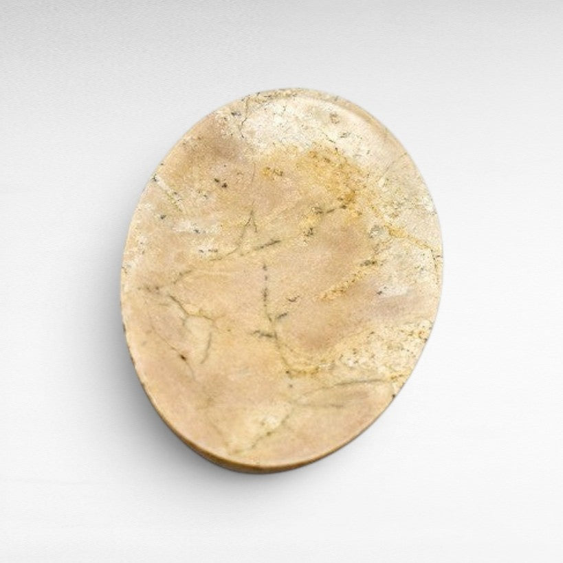 MARBLE SOAP DISH 16x10x3cm