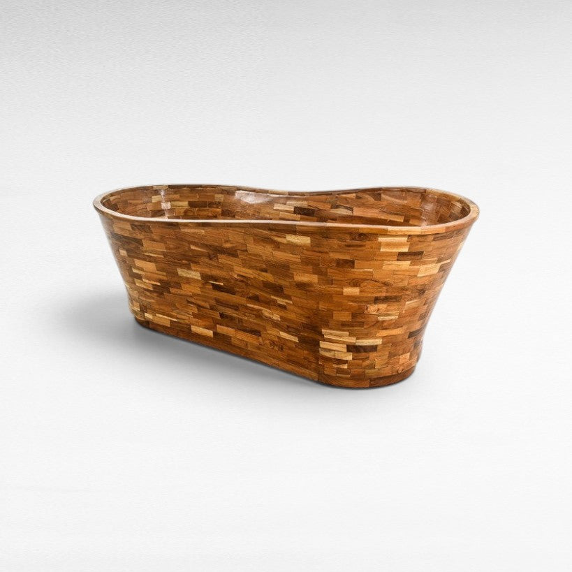 TEAK WOOD BATHTUB
