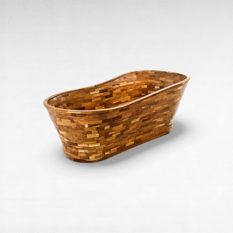 TEAK WOOD BATHTUB