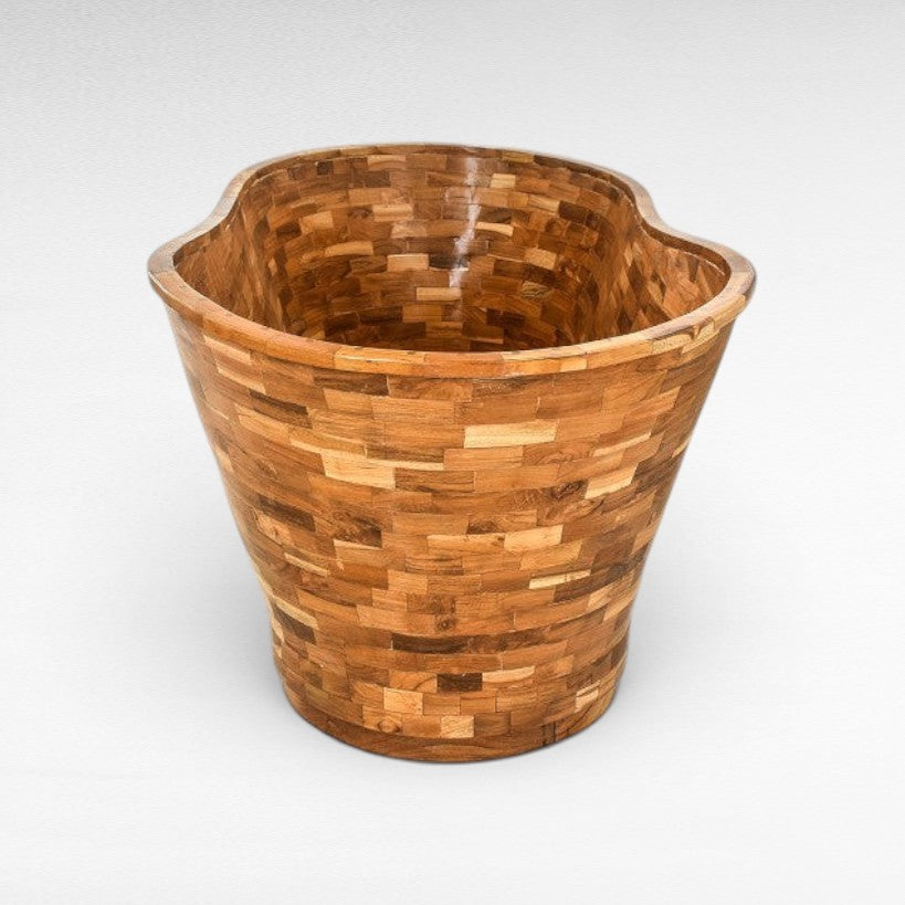 TEAK WOOD BATHTUB W190 |D90 |H70 CM