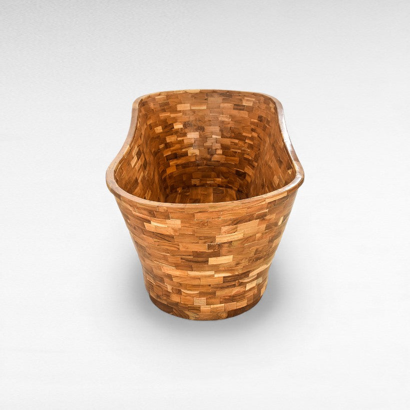 TEAK WOOD BATHTUB