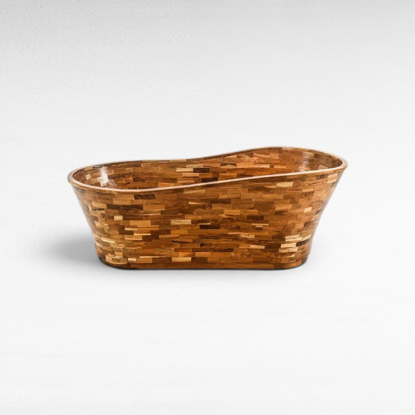 TEAK WOOD BATHTUB