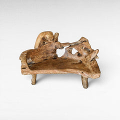 TEAK WOOD BENCH - Chora Mykonos