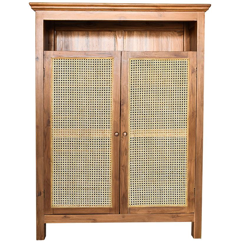 CABINET NATURAL WITH VIENNESE RATTAN