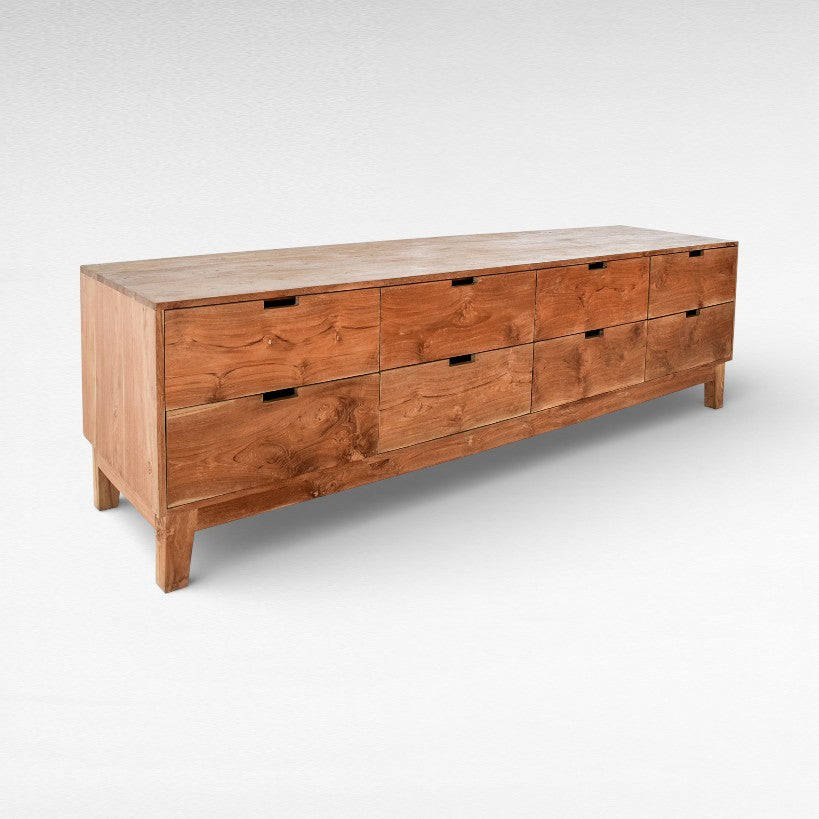 BUFFET - CABINET TEAK WOOD NATURAL W250 |D60 |H70 cm