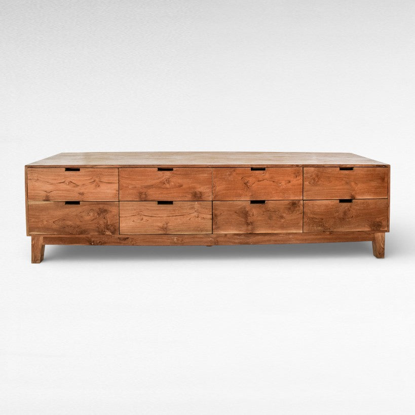 BUFFET - CABINET TEAK WOOD NATURAL W250 |D60 |H70 cm