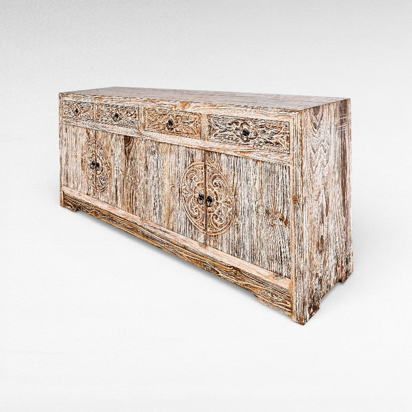 BUFFET  WOOD WHITEWASH W180 |D50 |H80 cm