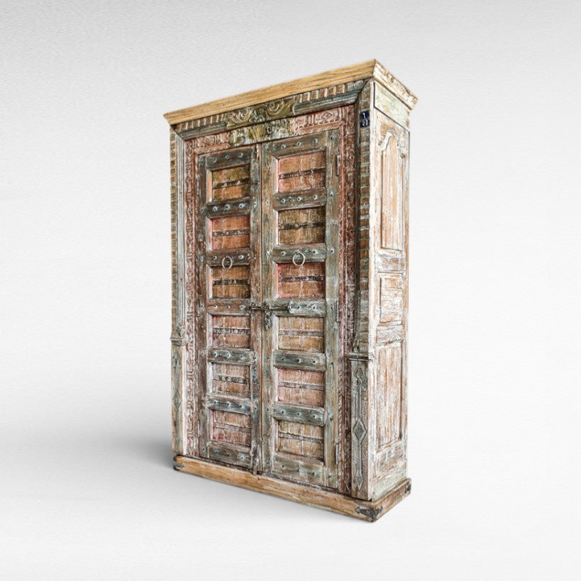WOODEN CABINET W145 |D45 |H225 cm