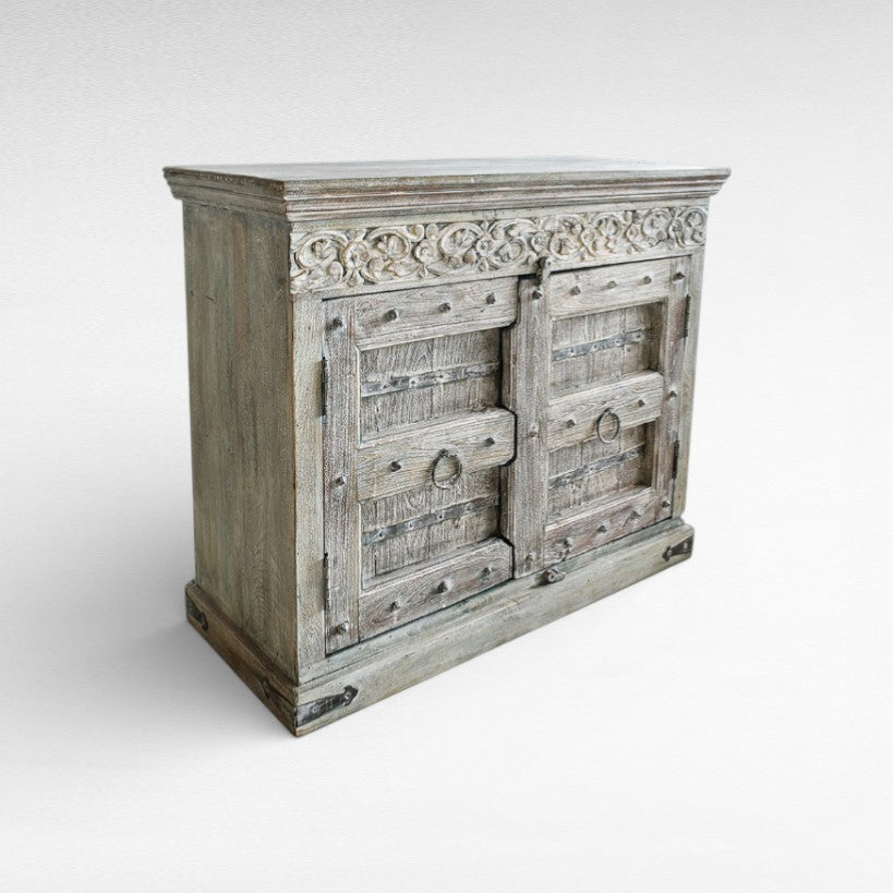 BUFFET CARVED WOOD W115 |D50 |H100 cm