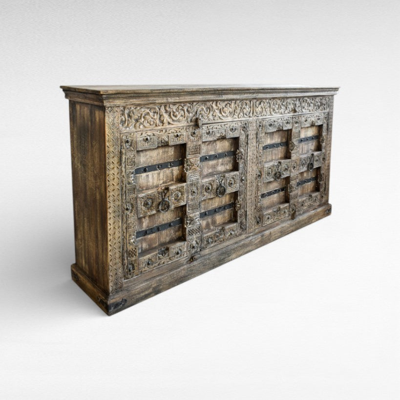 WOODEN BUFFET W210 |D40 |H100 cm