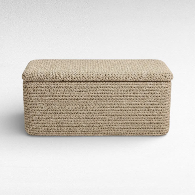 COTTON ROPE TOWEL CHEST W115 |D47 |H40 cm