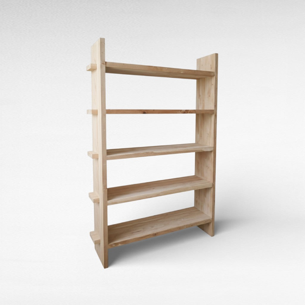 TEAK WOOD SHELVES W160 |D45 |H200 cm