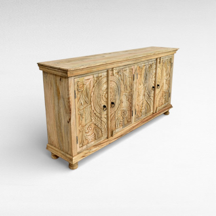 TEAK WOOD BUFFET W180 |D40 |H90 cm