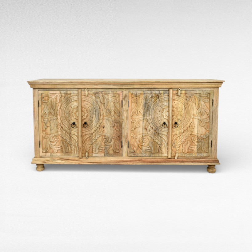 TEAK WOOD BUFFET W180 |D40 |H90 cm