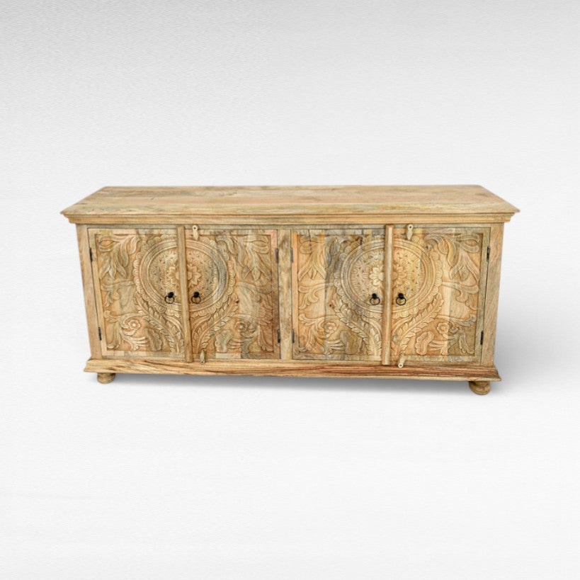 TEAK WOOD BUFFET W180 |D40 |H90 cm