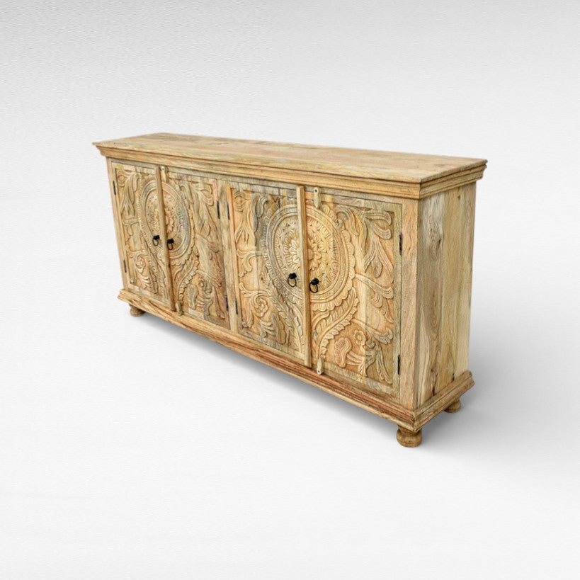 TEAK WOOD BUFFET W180 |D40 |H90 cm