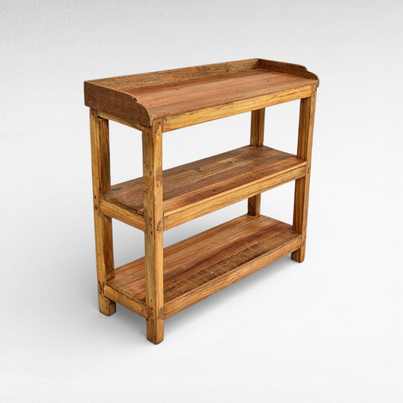 TEAK WOOD RACKS W76 |D26 |H74 cm