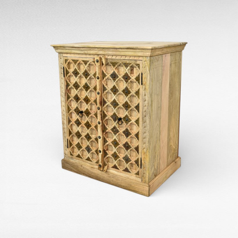 TEAK WOOD CABINET W90 |D40 |H100 cm