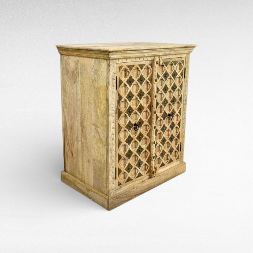 TEAK WOOD CABINET W90 |D40 |H100 cm