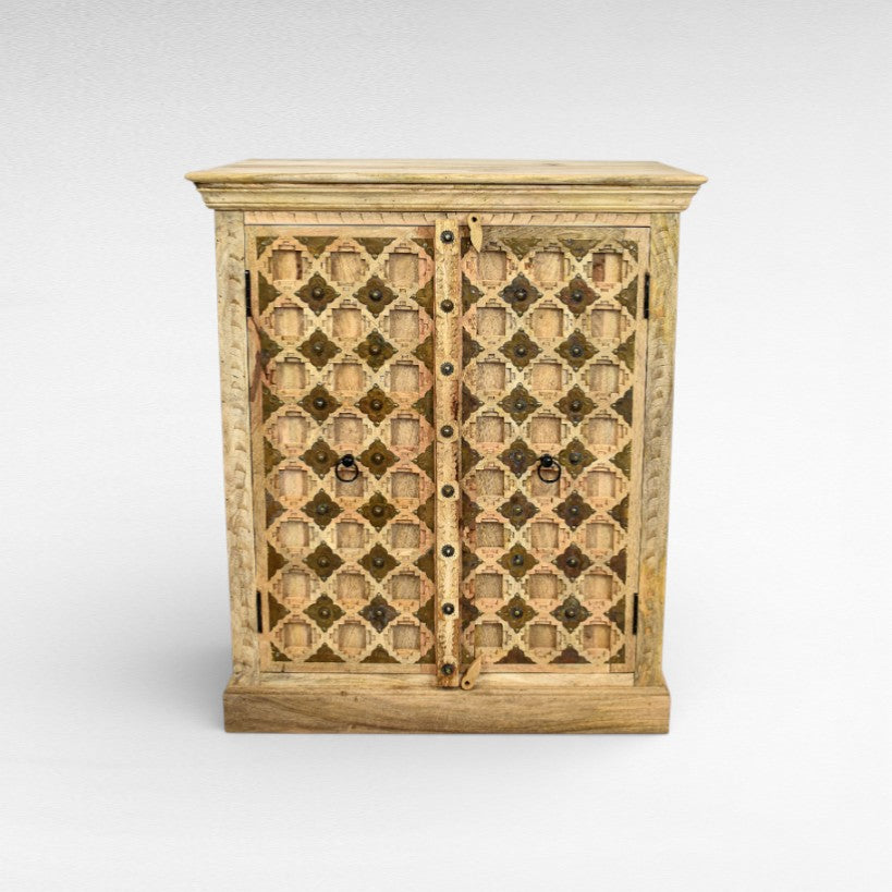 TEAK WOOD CABINET W90 |D40 |H100 cm