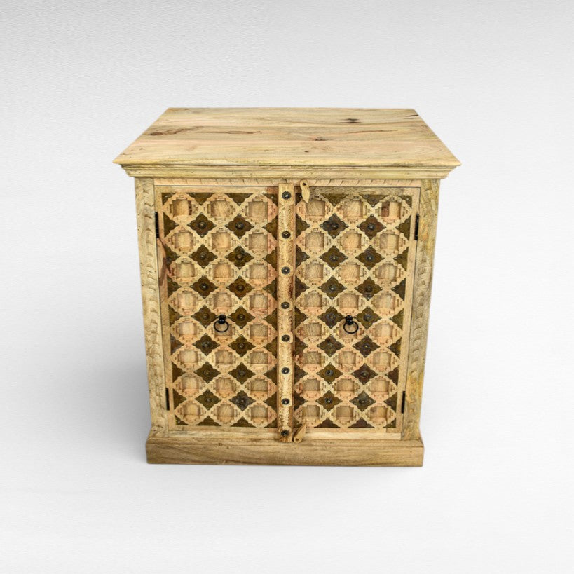 TEAK WOOD CABINET W90 |D40 |H100 cm