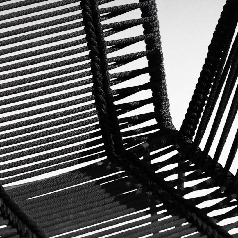 IRON FRAME DINING CHAIR WITH COTTON W62 |D60 |H97 cm