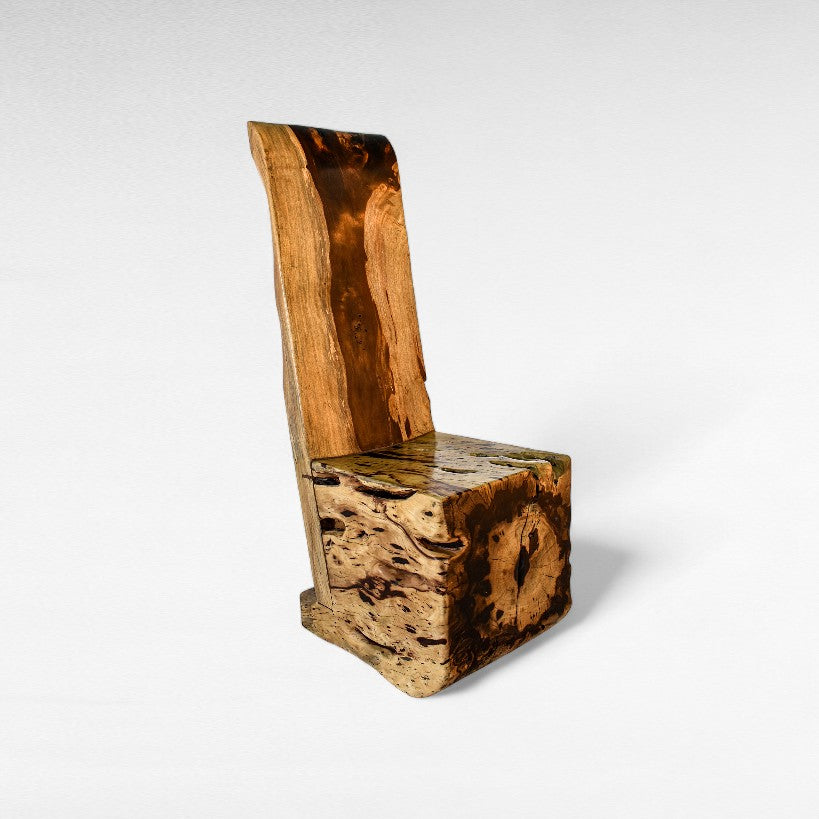 TAMARIN WOOD DINING CHAIR W55 |D50 |H128 cm