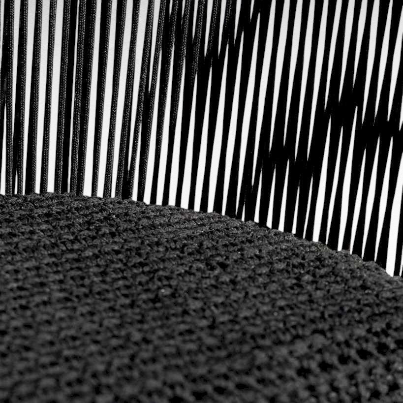 CHAIR ROPE BLACK