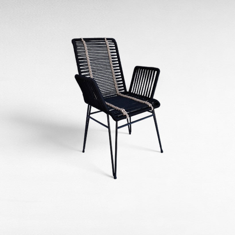 IRON FRAME DINING CHAIR WITH COTTON  W70 |D58 |H98 cm