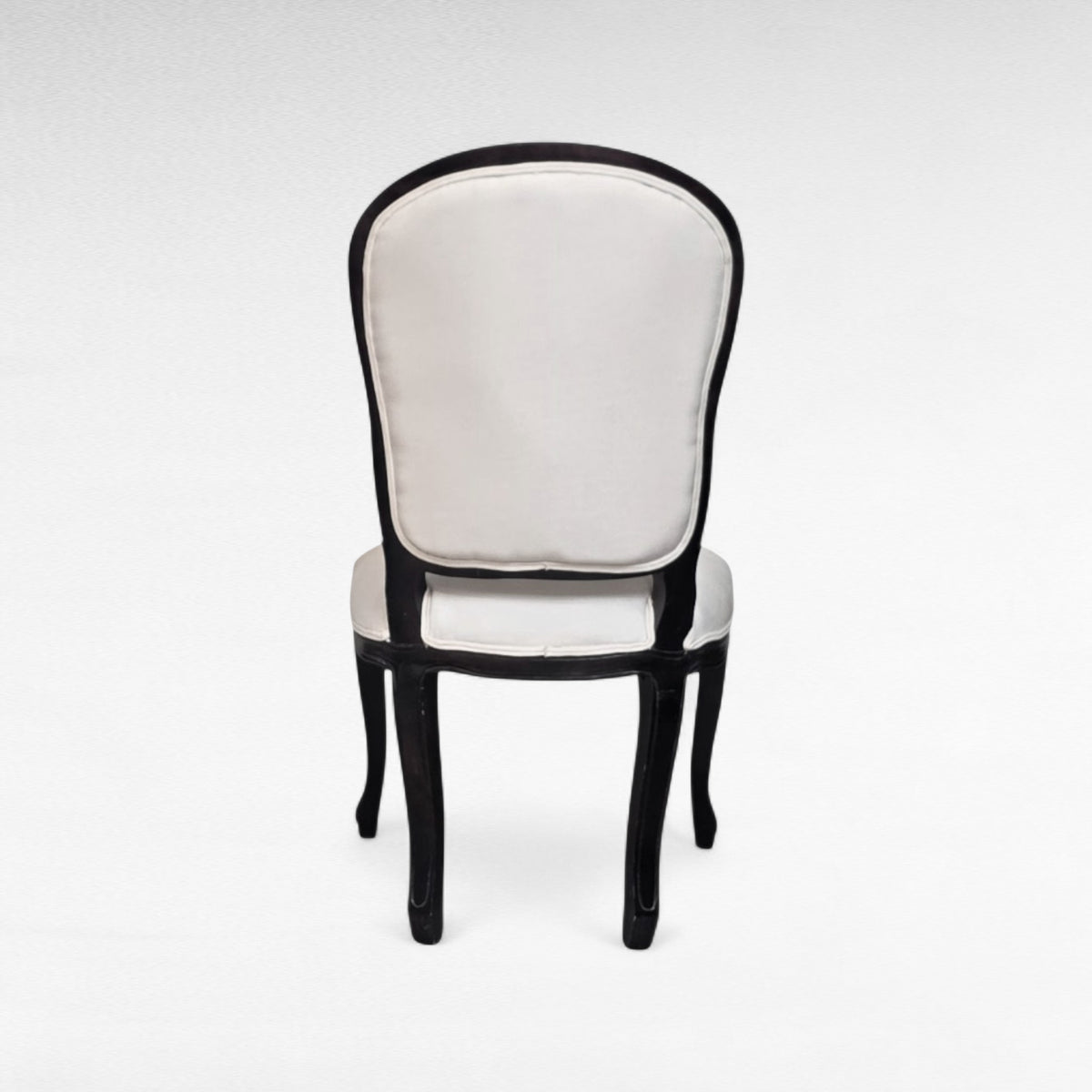 TEAK WOOD DINING CHAIR UPHOLSTERY W59 |D48 |H105 CM