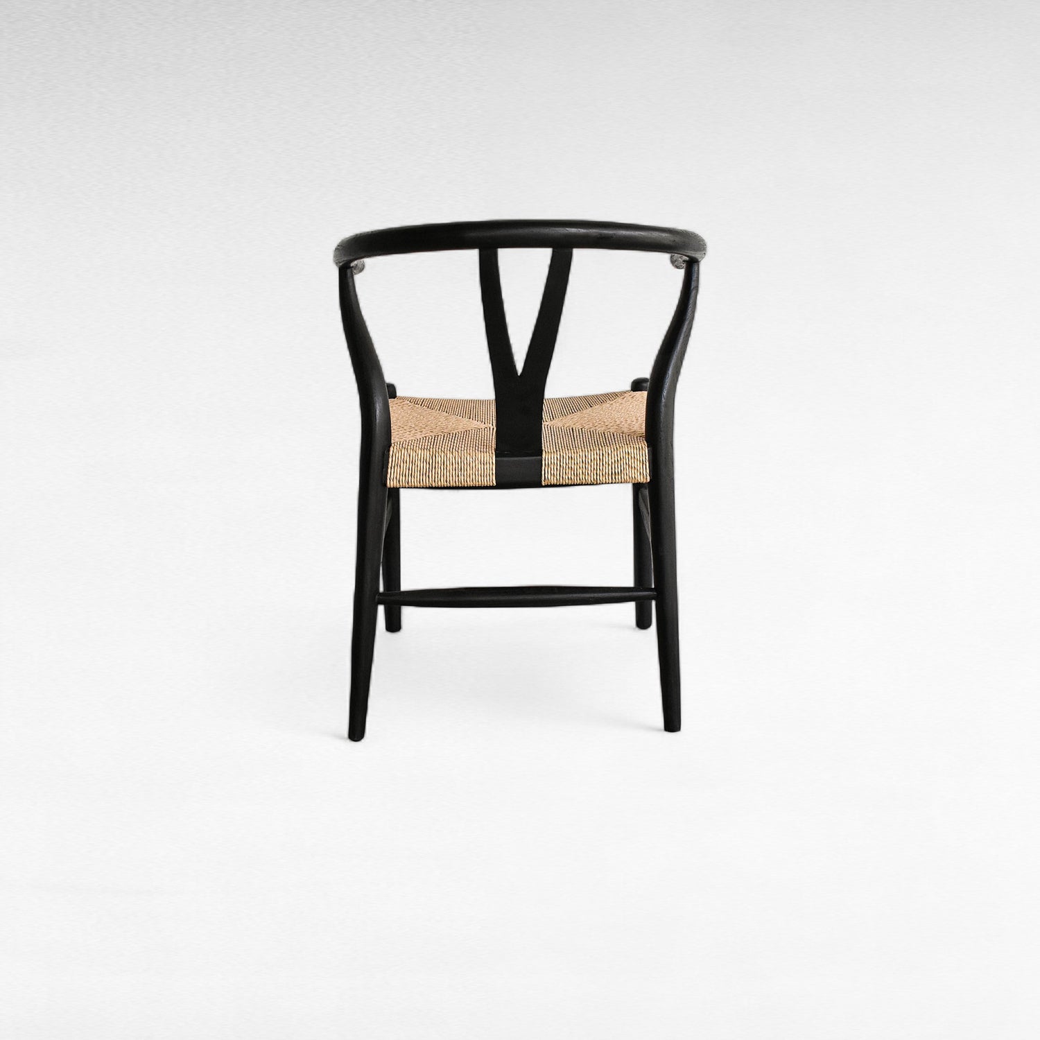 TEAK WOOD DINING CHAIR WITH SYNTHETIC RAFFIA W55 |D60 |H75 cm