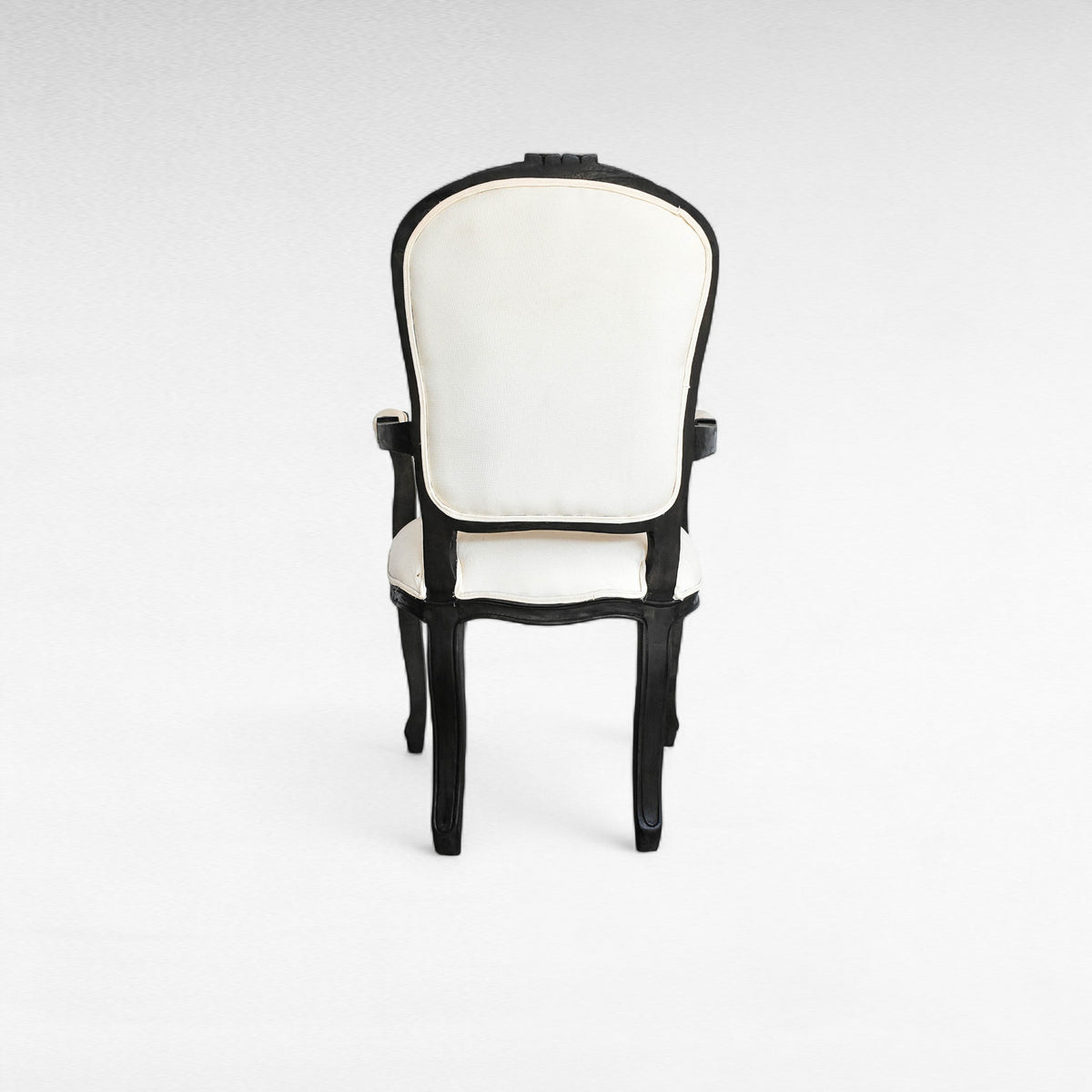 CARVED SUAR WOOD DINING CHAIR WITH UPHOLSTERY W60 |D55 |H110 CM