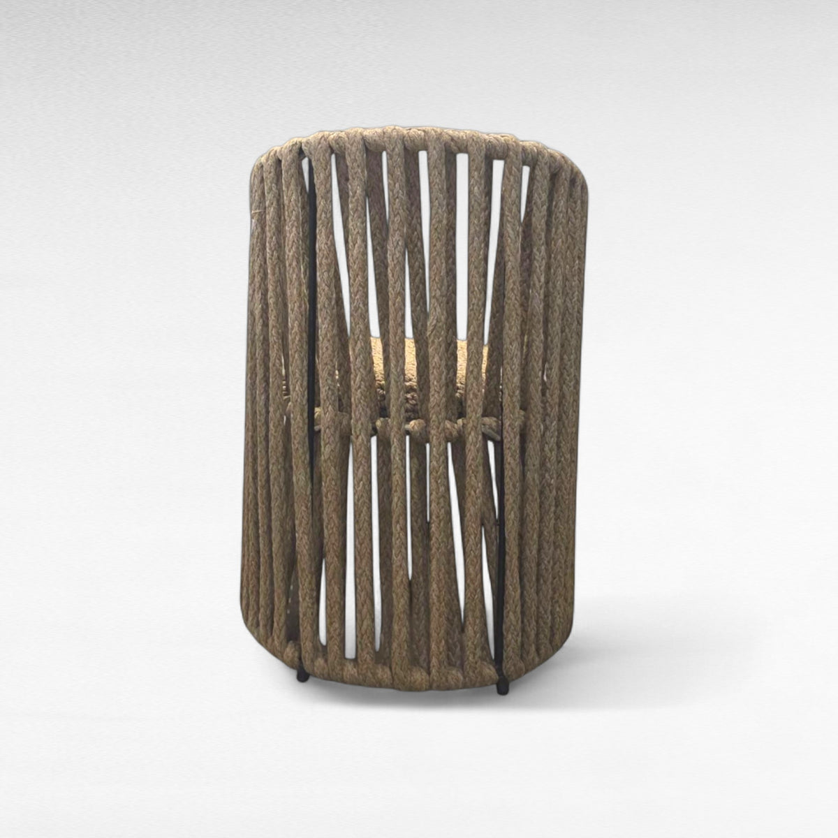 OAK WOOD DINING CHAIR WITH THICK COTTON ROPE W50 |D60 |H87 CM