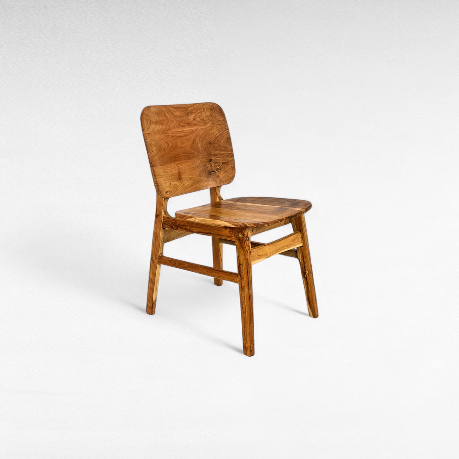TEAK WOOD DINING CHAIR W45 |D50 |H80 CM