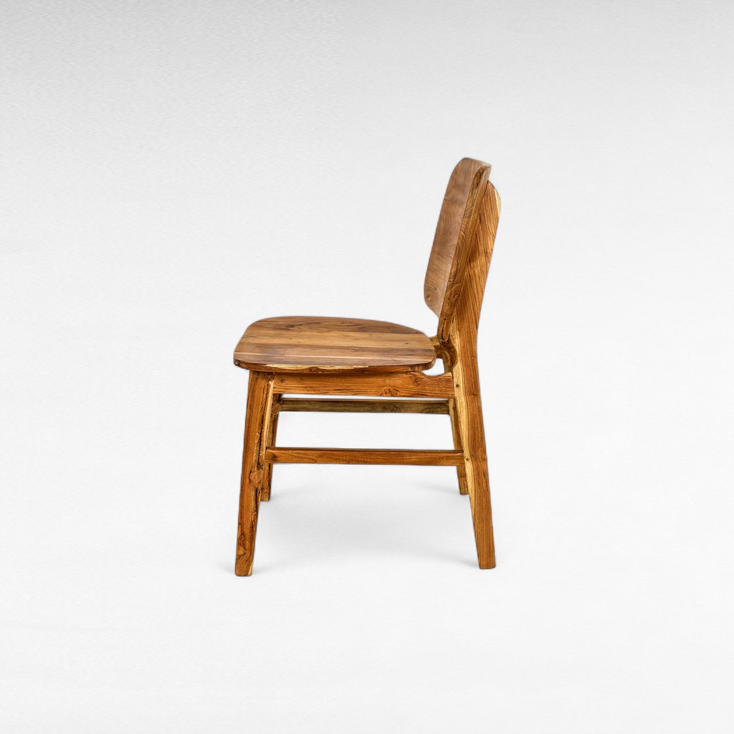 TEAK WOOD DINING CHAIR W45 |D50 |H80 CM