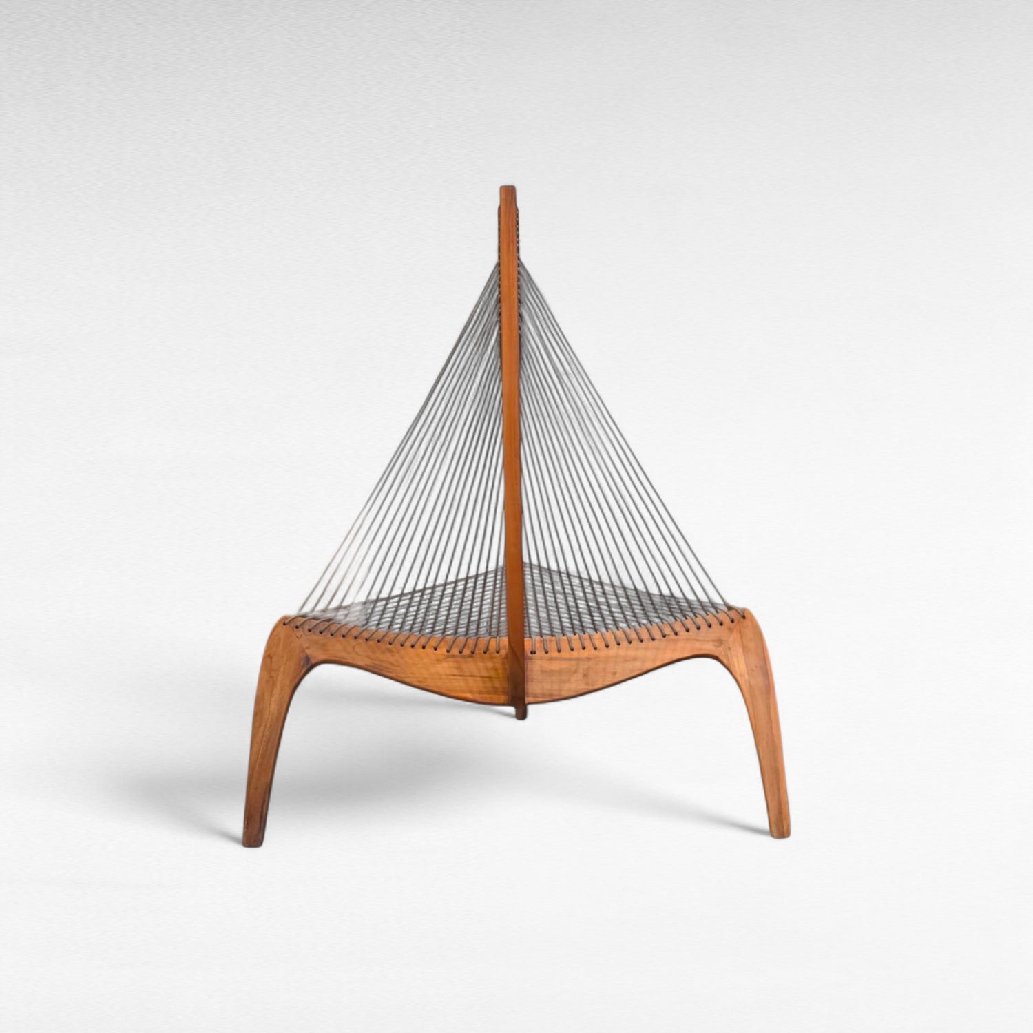 TEAK WOOD RELAX CHAIR WITH ROPE W110 |D85 |H130 cm