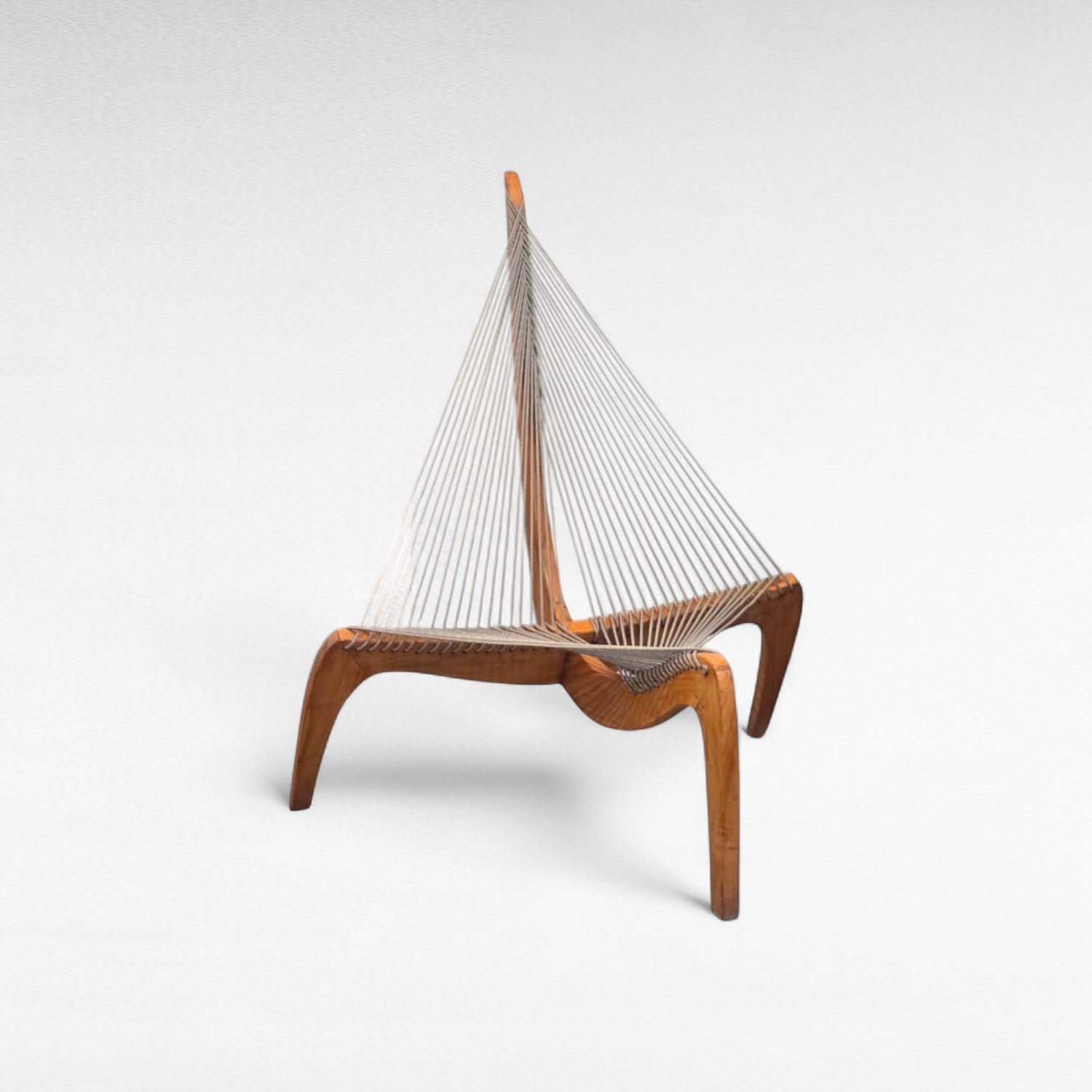 TEAK WOOD RELAX CHAIR WITH ROPE W110 |D85 |H130 cm