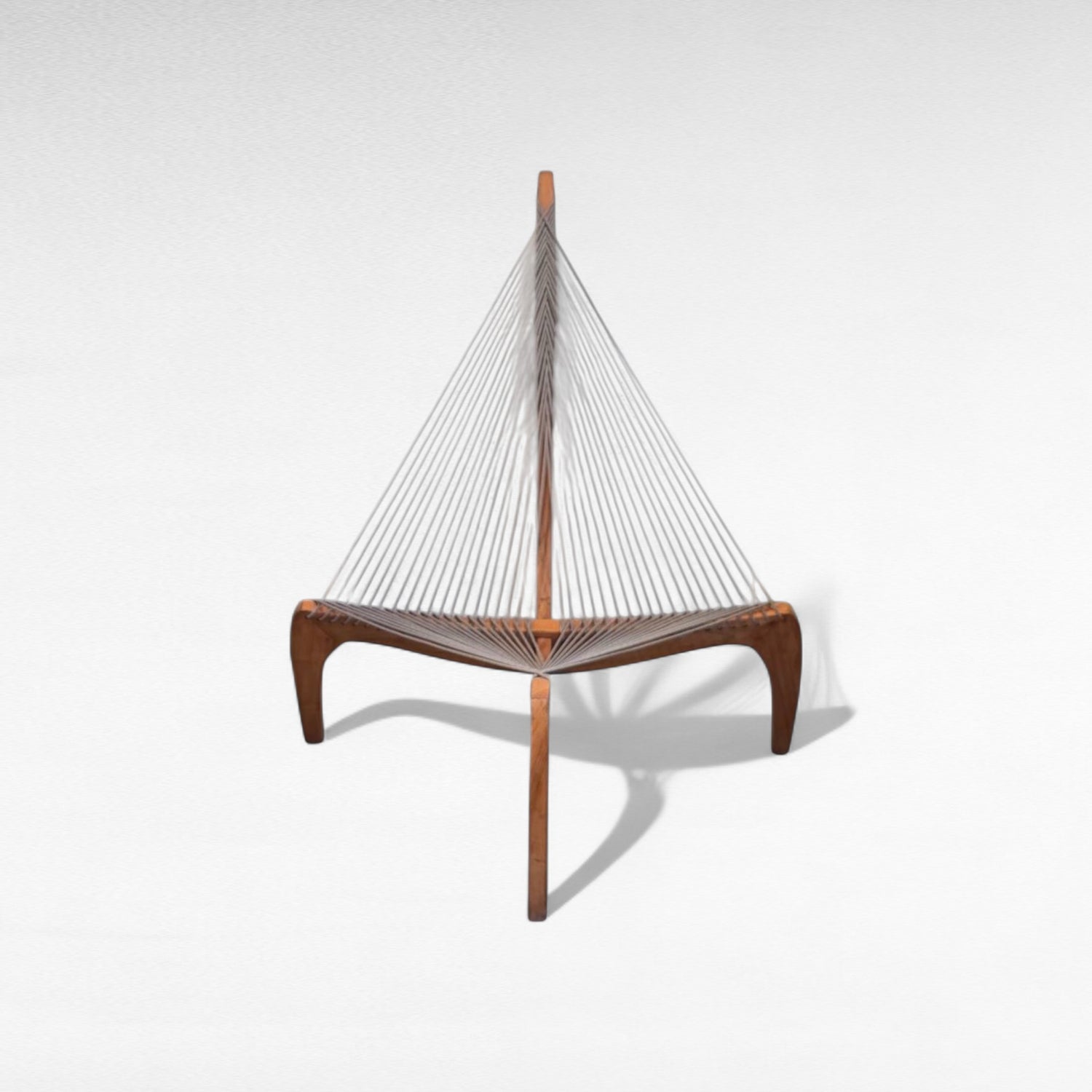 TEAK WOOD RELAX CHAIR WITH ROPE W110 |D85 |H130 cm