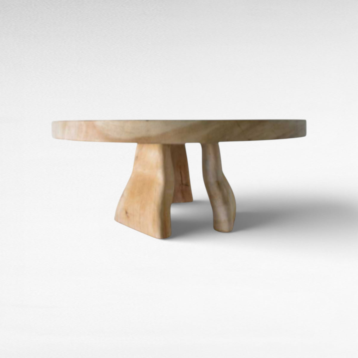 COFFEE TABLE SUAR WOOD BLEACHED W120 |D120 |H45 CM