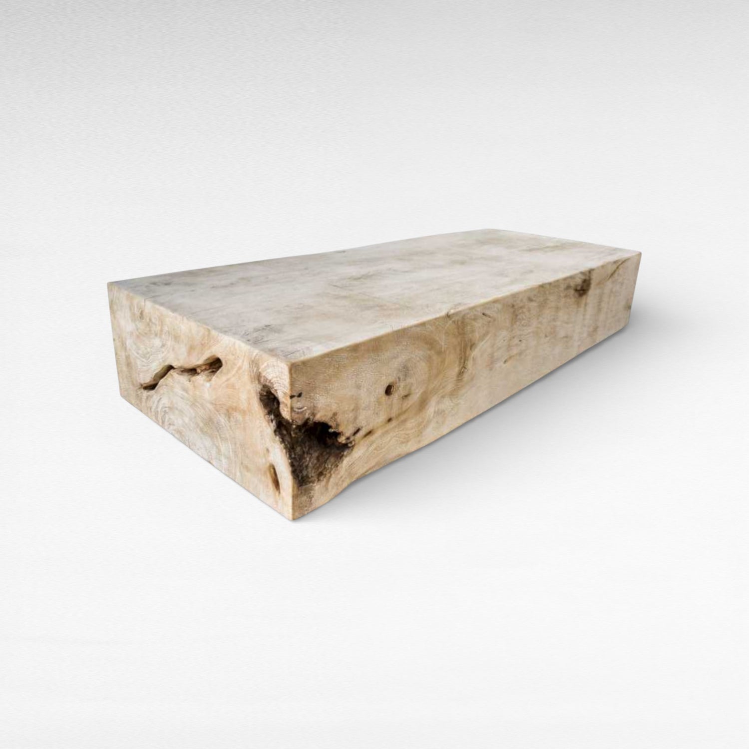 Bleached Mango Wood Coffee Table W200  |D80  |H40 cm