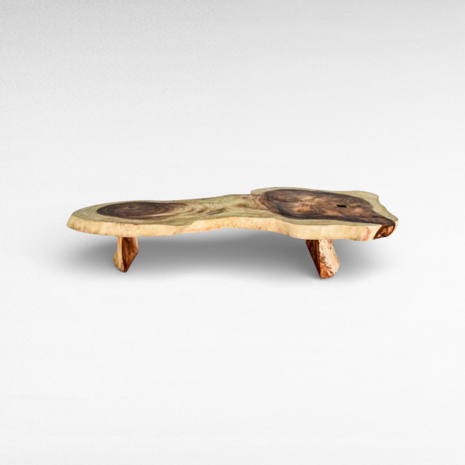 COFFEE TABLE SUAR WOOD NATURAL W225 |D80 |H45 CM