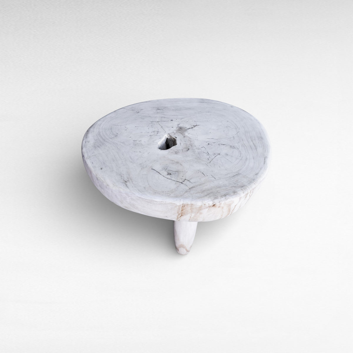 COFFEE TABLE SUAR WOOD BLEACHED W90 |D90 |H45 CM