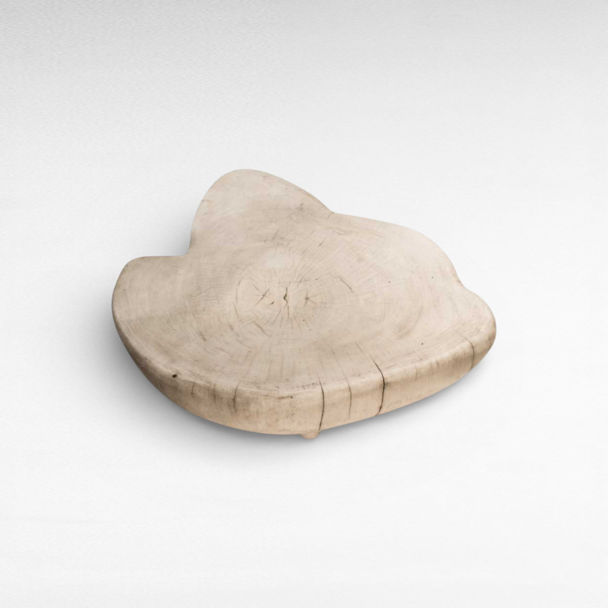 COFFEE TABLE MAHOGANY WOOD BLEACHED W130 |D110 |H45 CM