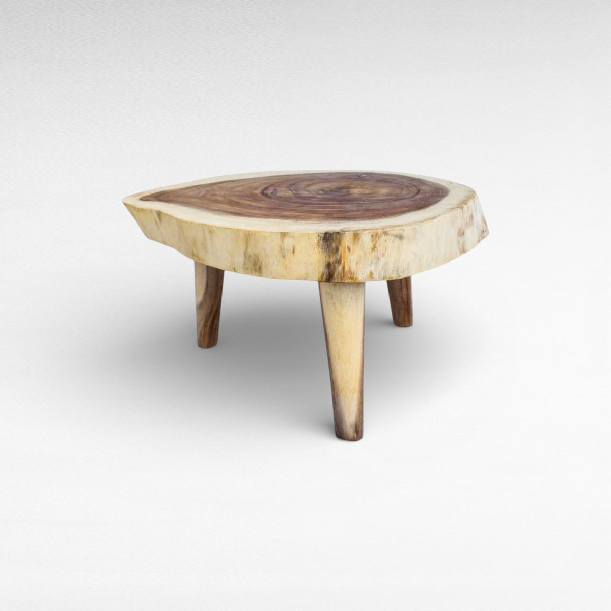 COFFEE TABLE SUAR WOOD NATURAL W90  |D70  |H45 CM