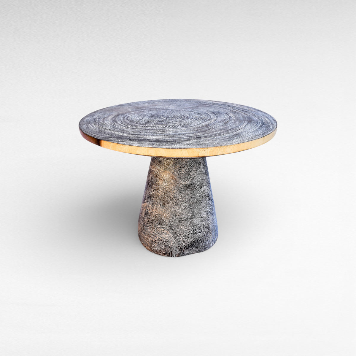 COFFEE TABLE SUAR WOOD GREY W70 |D70 |H45 CM