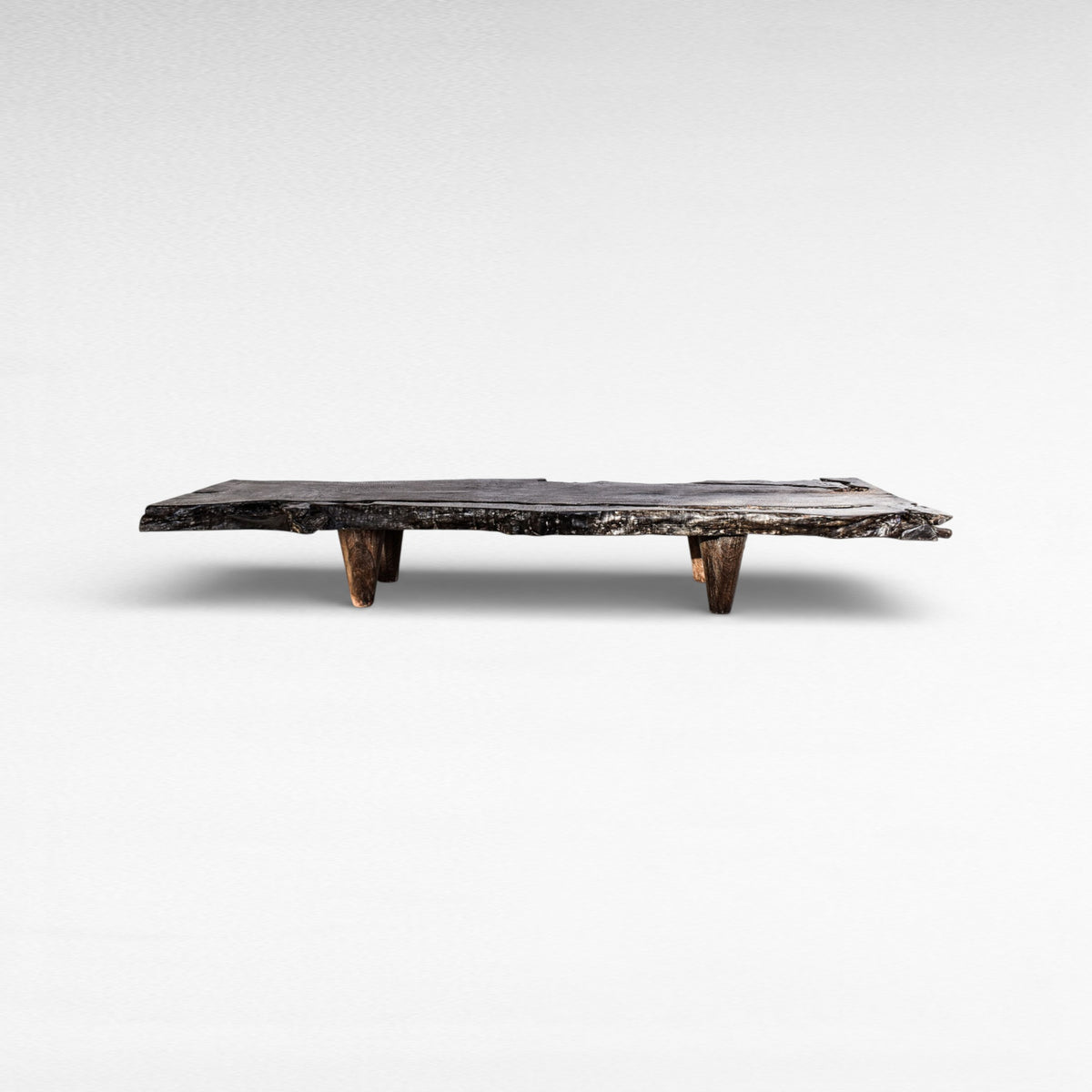 COFFEE TABLE LYCHEE WOOD BLACK W310 |D100 |H45cm