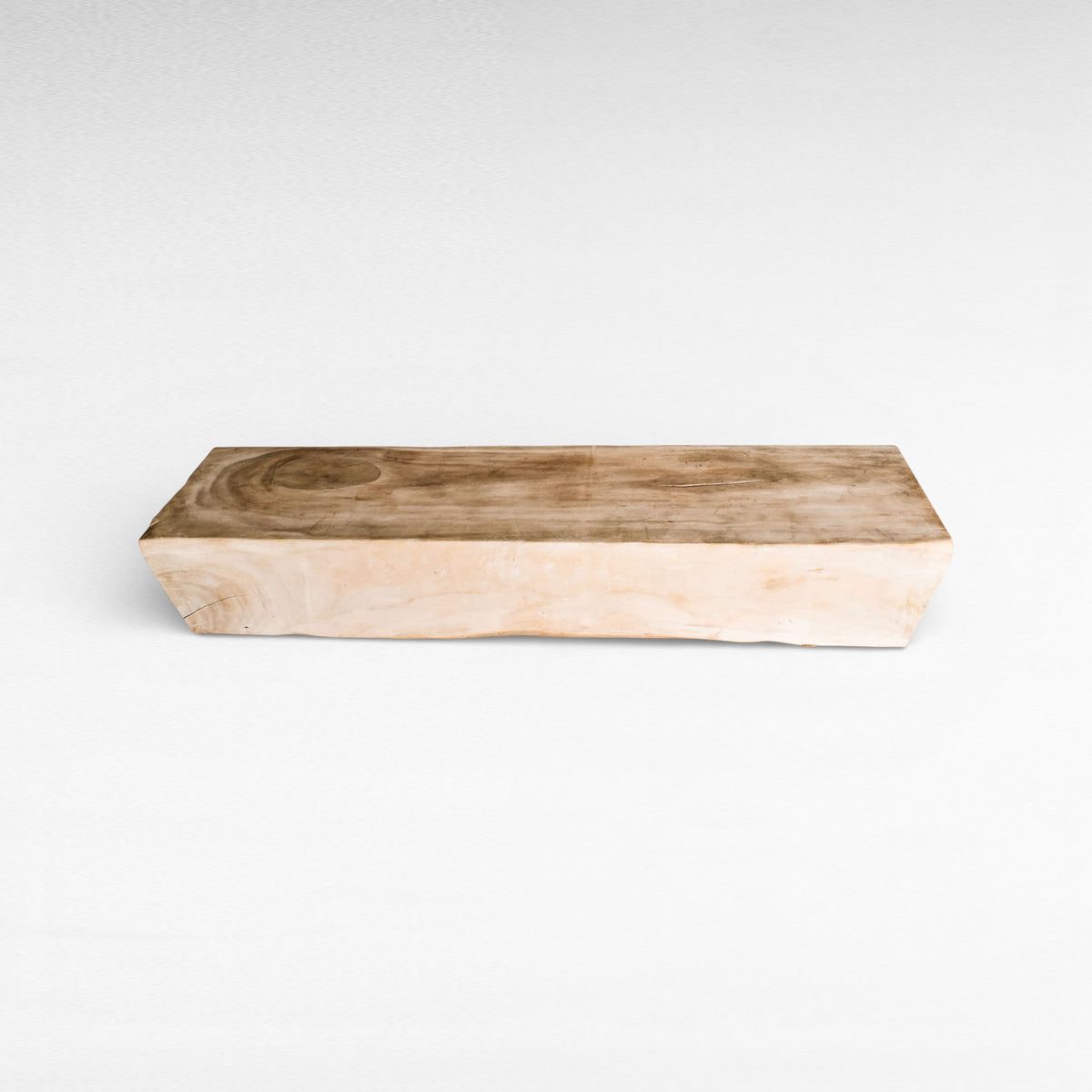COFFEE TABLE SUAR WOOD BLEACHED W250  |D60  |H50 cm